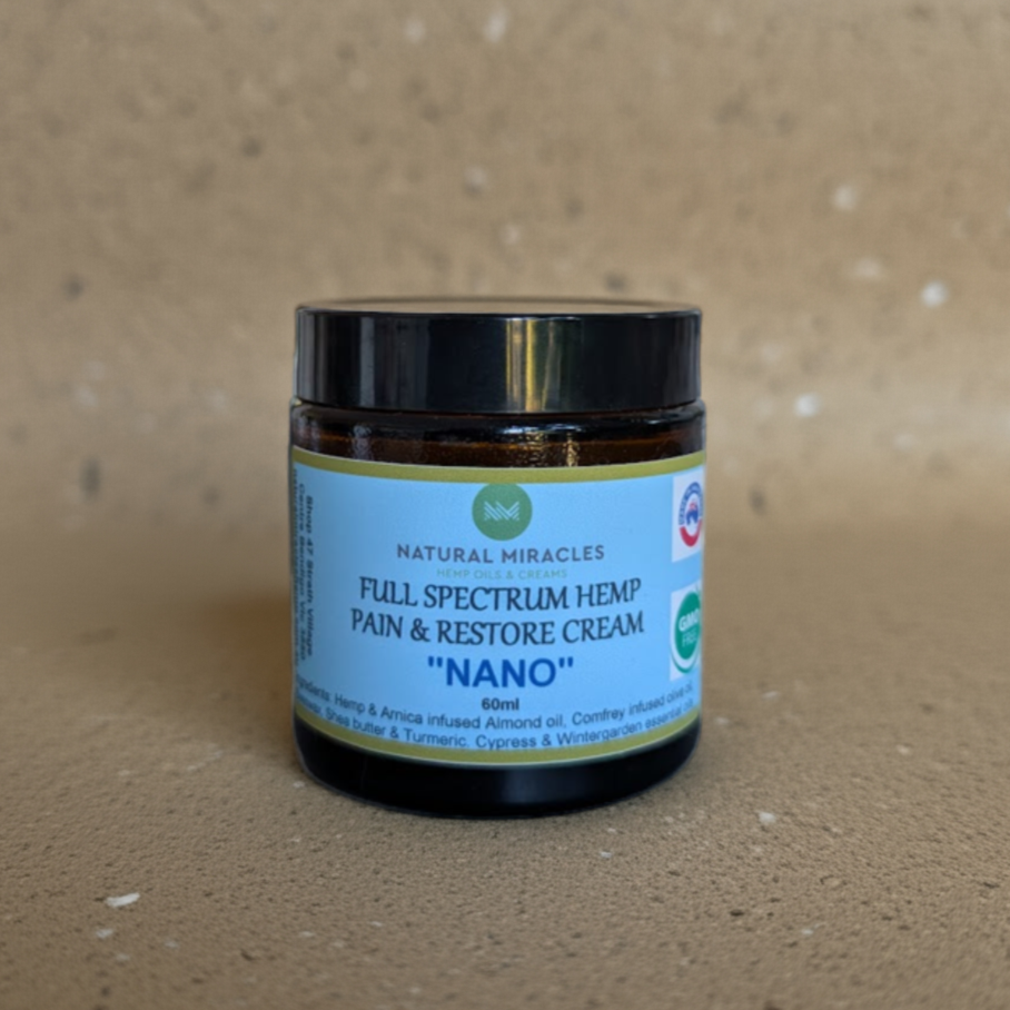 Full Spectrum Hemp Pain & Restore Cream "NANO"