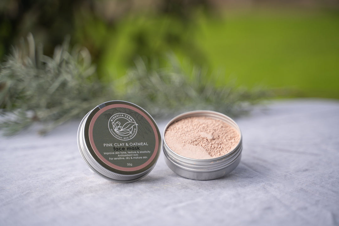 Pink Clay & Oatmeal Natural Face Mask
