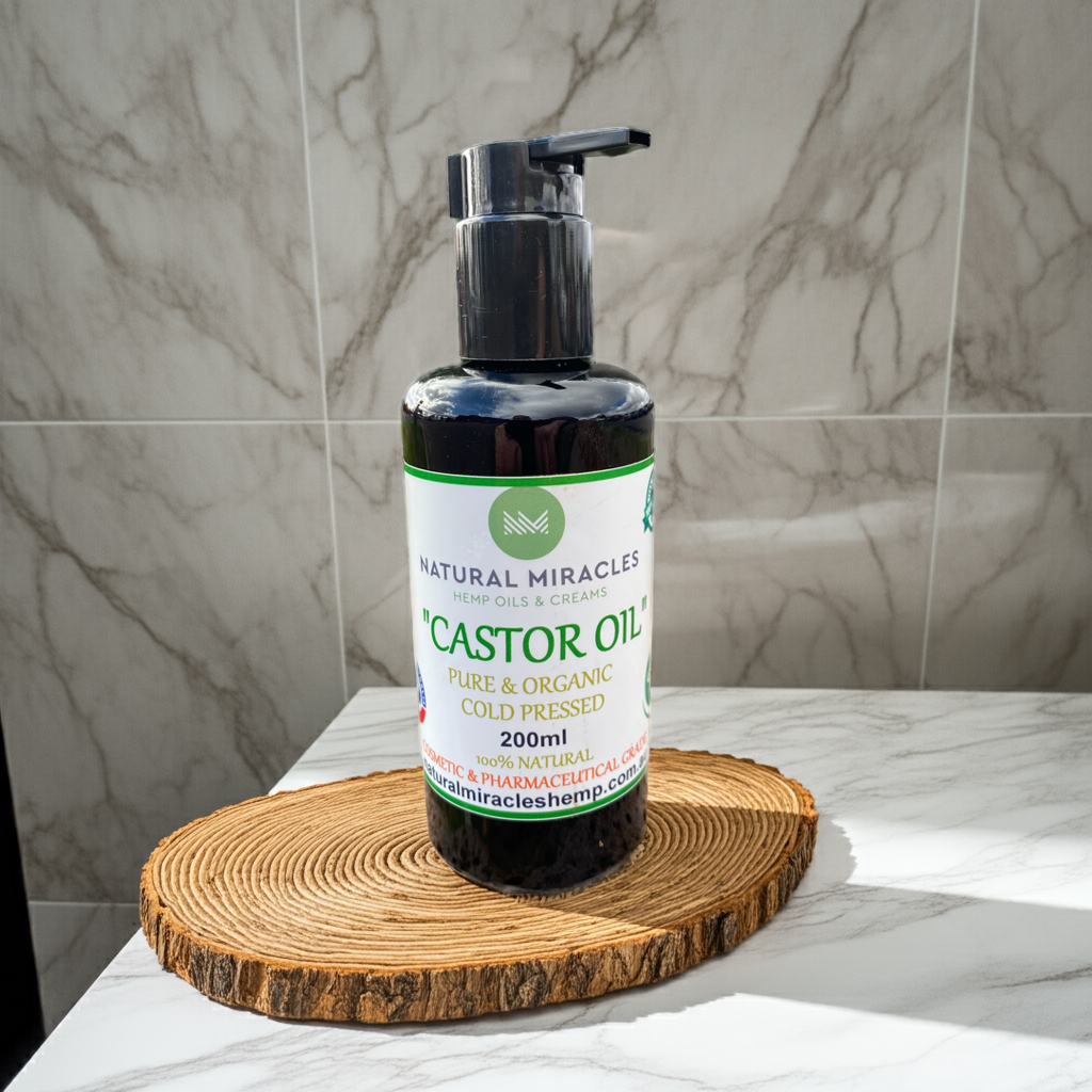 Castor Oil - Pure & Organic Cold Pressed