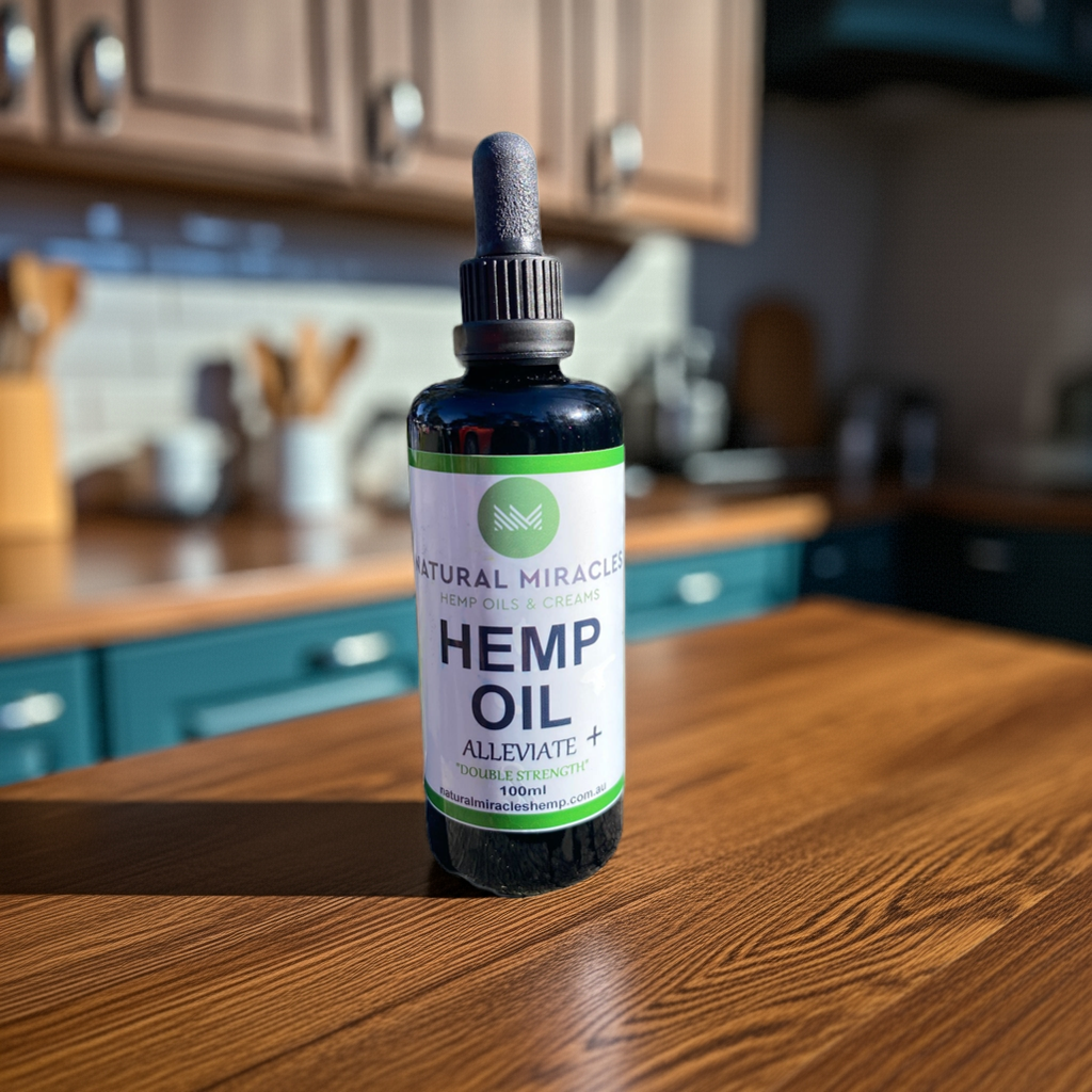 Natural Miracles Alleviate Plus Hemp Oil (Double Strength)