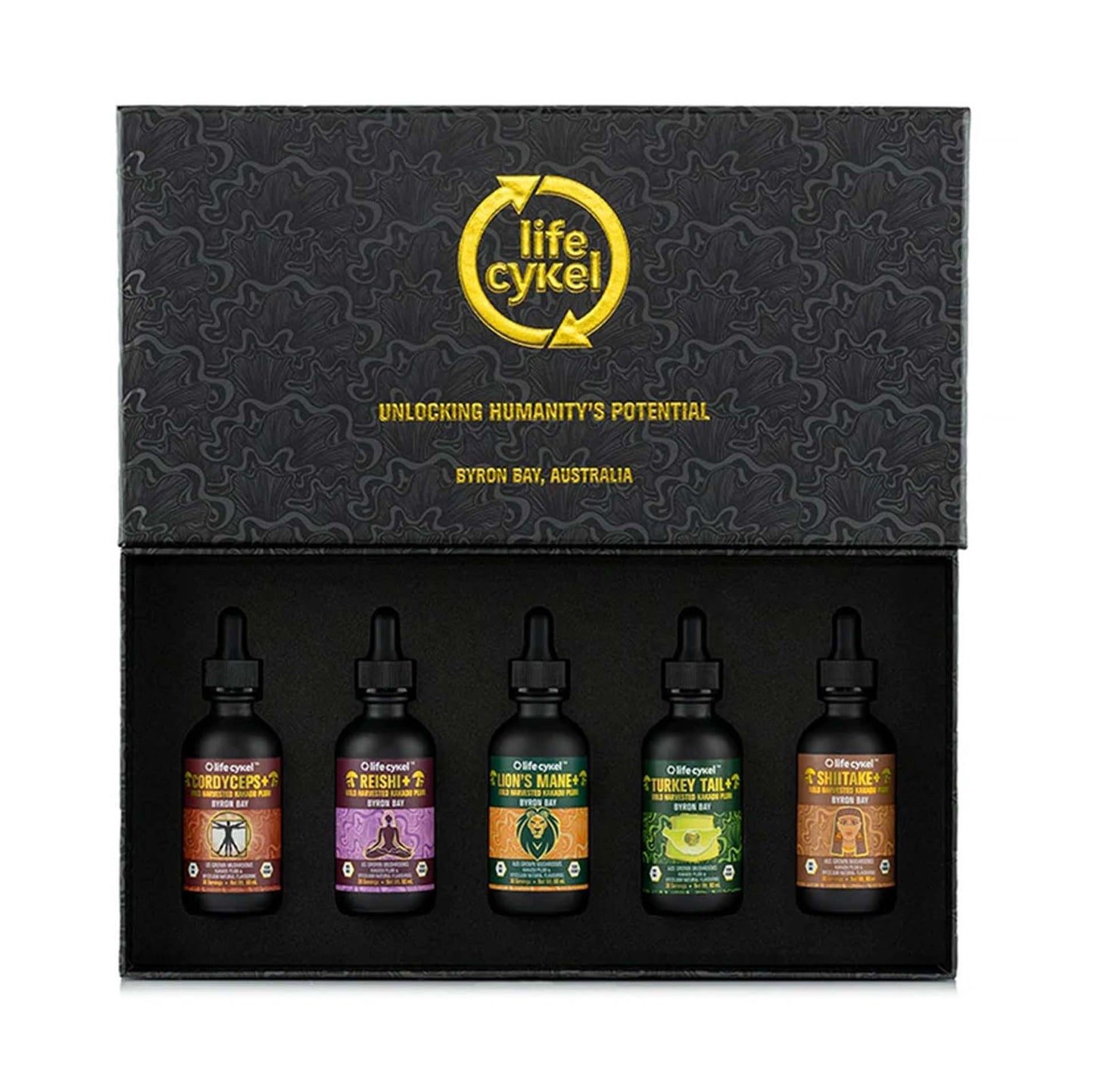 LIFECYKEL Biohacker Set of 5 Liquid Extracts - Original
