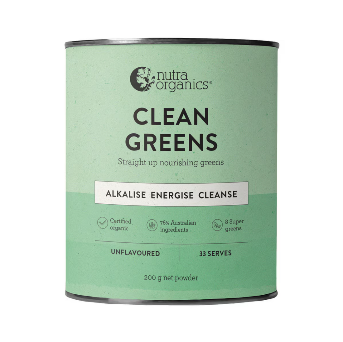 Nutra Organics Clean Greens: Your Daily Detox in a Spoonful