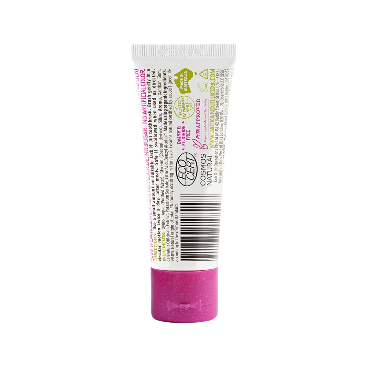 Jack N' Jill Natural Toothpaste with Calendula (Fluoride Free) Berries & Cream 50g