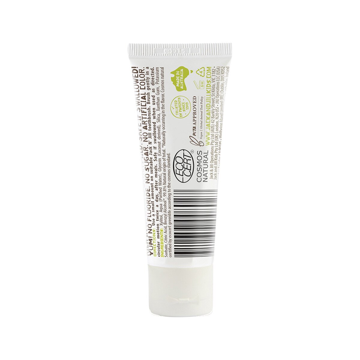 Jack N' Jill Natural Toothpaste (Fluoride Free) Flavour Free 50g