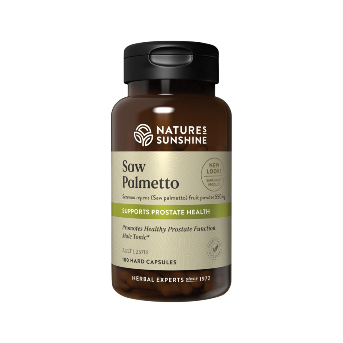 Nature's Sunshine Saw Palmetto 550mg 100c