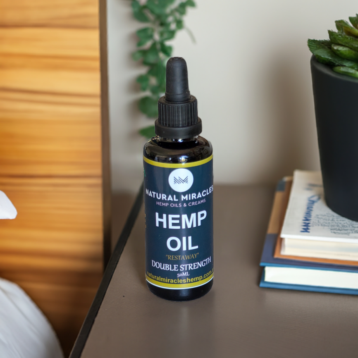 Full Spectrum Hemp Oil - "RestAway" Double Strength