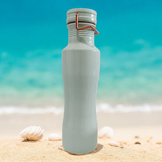 Mint Green Aura 800ml - Premium Copper Bottle